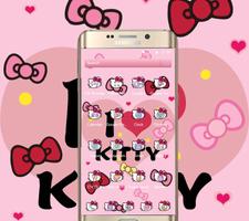 Kitty Princess Pink Butterfly theme imagem de tela 2