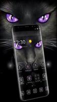 Black Evil Cat Dark Theme تصوير الشاشة 2