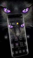 Black Evil Cat Dark Theme スクリーンショット 2