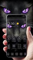 Black Evil Cat Dark Theme скриншот 3