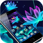 آیکون‌ Fluorescent Neon Lotus Magic Theme