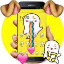 Cute Yellow Elfin Rainbow Theme APK