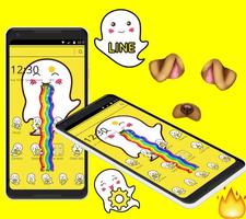 Cute Yellow Elfin Rainbow Theme 截图 3