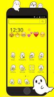 Cartoon Yellow Elfin Emoji Theme 截圖 2