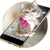 Cute Kitty Cat 2D Theme icône