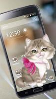 Cute Kitty Cat 2D Theme Affiche