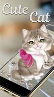 Cute Kitty Cat 2D Theme স্ক্রিনশট 1