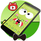 Cute Frog Big Eyes Anime Theme icône