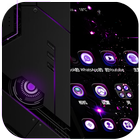 Cool Purple Neon Business Theme icône