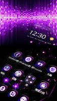 Cool Purple Neon Business Theme تصوير الشاشة 3