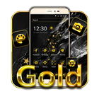 Golden Black Luxury Business Theme آئیکن