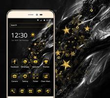 برنامه‌نما Golden Black Luxury Business Theme عکس از صفحه