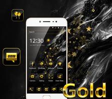 Golden Black Luxury Business Theme syot layar 2