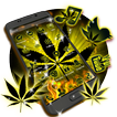 Weed Yellow Fire Theme