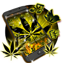 Weed Yellow Fire Theme APK