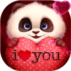 Fluffy Panda Lover icône