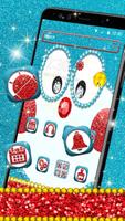 Cute Cat Sparkling Cartoon Theme تصوير الشاشة 1