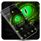 Green Dragon Eye Theme icône