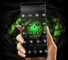 Green Dragon Eye Theme স্ক্রিনশট 1