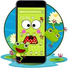 Big Eyes Green Cartoon Frog Theme🐸 icon