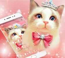 Beauty Kitty Makeup Theme الملصق
