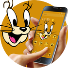 Cute Brown Smart Mouse Theme icon