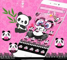 Pink Baby Panda Theme capture d'écran 3
