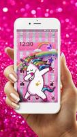 Glitter Unicorn dabbing movement theme screenshot 2