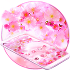 ピンクの花テーマ アイコン