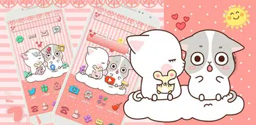 Pink Cute Kitty Lover Theme