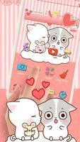 Pink Cute Kitty Lover Theme capture d'écran 2