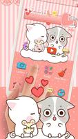 Pink Cute Kitty Lover Theme capture d'écran 3