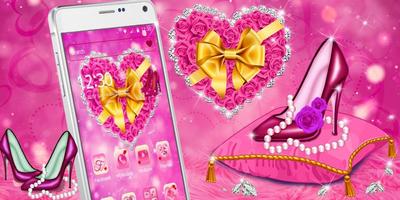 Tema Princesa Rosa Sandle imagem de tela 3