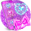 Pink Glitter Diamond Sparkling Theme