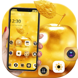 Gold Luxury Apple Theme For XS icon