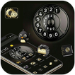 Black Business Delicate Telephone Theme