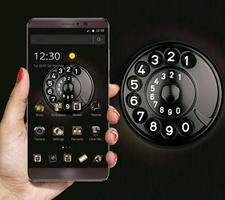 Black Business Delicate Telephone Theme скриншот 3