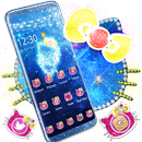 Pink Diamond Kitty Bowknot tema Theme APK