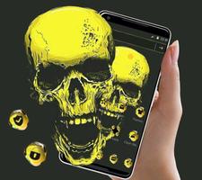 Gold Black Skeleton Theme ảnh chụp màn hình 2