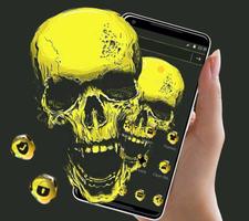 Gold Black Skeleton Theme syot layar 2