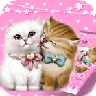 Pink Lovely Kitten icône