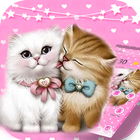 Pink Lovely Kitten icon