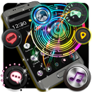 Colorful Neon Button Theme APK