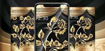 Gold Rose Extravagant Business Theme