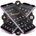 New Cool Gold Black Business Diamond Glitter Theme