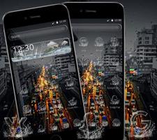 Water Drop City Theme screenshot 2