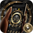 Golden Metallic Gears Theme