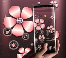 Rose Gold Luxury Flower Theme 포스터