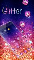 Purple Glitter Sparkling Theme-poster