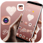 Rose Gold Heart Theme 图标